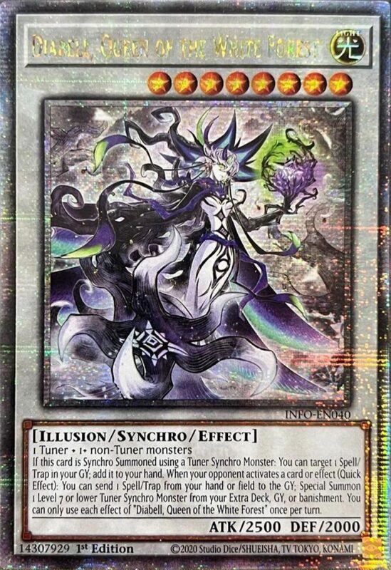 Diabell, Queen of the White Forest (Quarter Century Secret Rare) - The Infinite Forbidden (INFO)