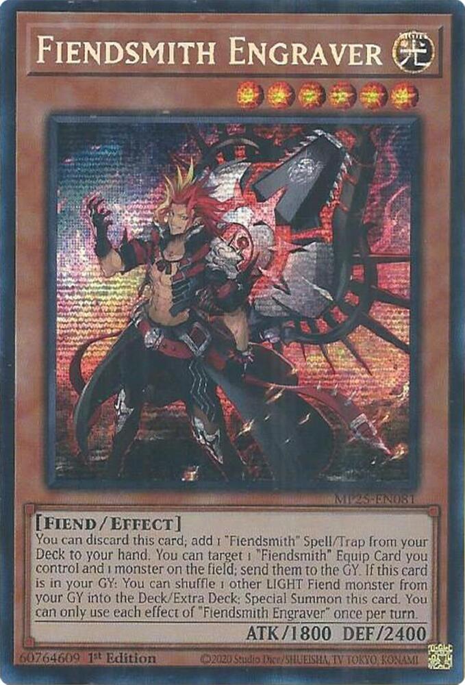 Fiendsmith Engraver - 2025 Mega-Pack (MP25) - Prismatic Secret Rare
