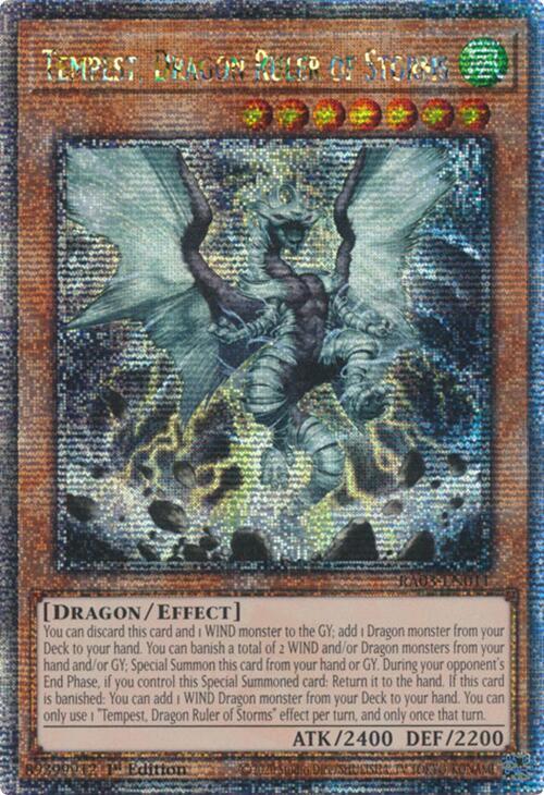 Tempest, Dragon Ruler of Storms (Quarter Century Secret Rare) - Quarter Century Bonanza (RA03)