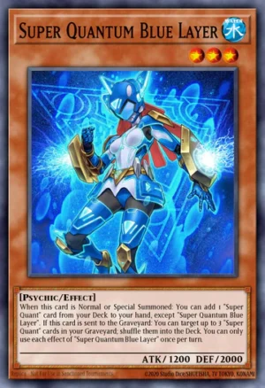 RA05-EN009 Super Quantum Blue Layer-  Starlight Rare 1st Edition
