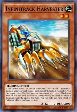 RA05-EN014 Infinitrack Harvester-  Starlight Rare 1st Edition