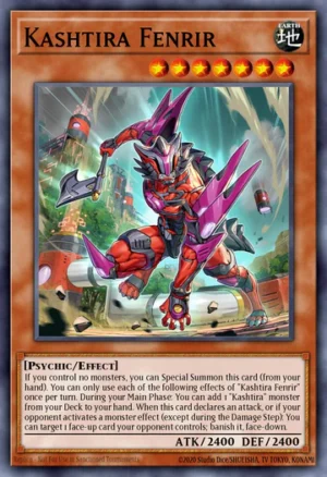 Kashtira Fenrir -  Platinum Secret Rare 1st Edition