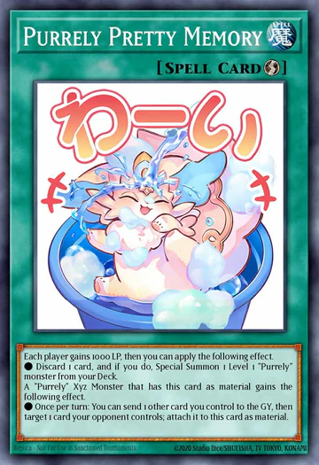 Purrely Pretty Memory - Starlight Rare 1st Edition