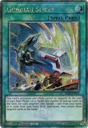 Gordian Slicer (Quarter Century Secret Rare) (ESPAÑOL)