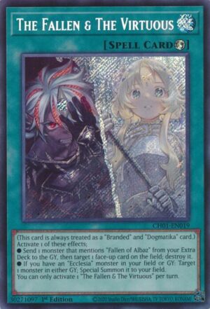 The Fallen & The Virtuous (Secret Rare) - THE CHRONICLES DECK: The Fallen & The Virtuous (All-Foil Edition) (CH01)