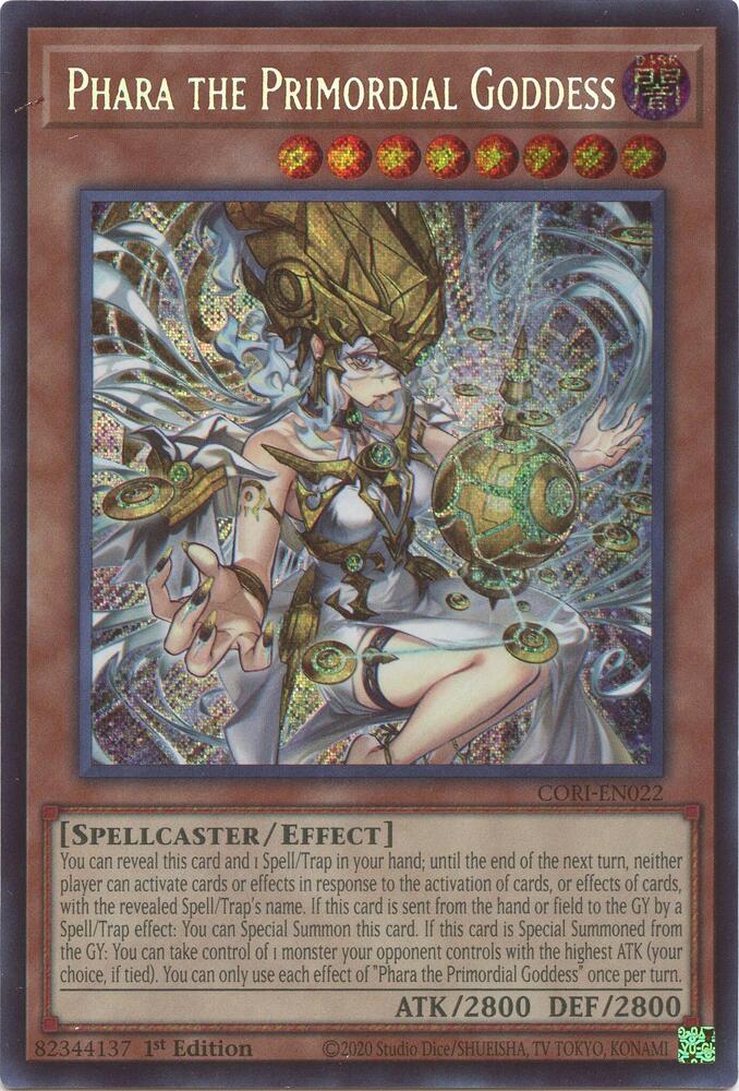 Phara the Primordial Goddess (Secret Rare) - Chaos Origins (CORI) (ESPAÑOL)