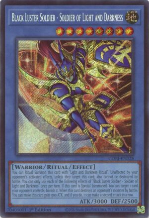 Black Luster Soldier - Soldier of Light and Darkness (Secret Rare) - Chaos Origins (CORI) (ESPAÑOL)