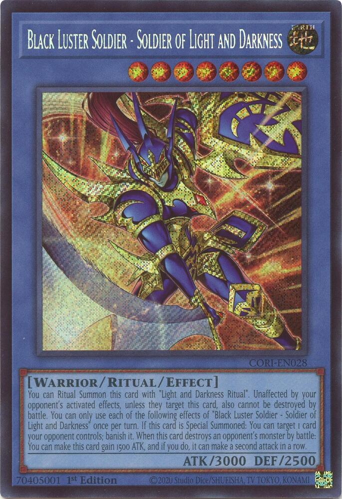 Black Luster Soldier - Soldier of Light and Darkness (Secret Rare) - Chaos Origins (CORI) (ESPAÑOL)