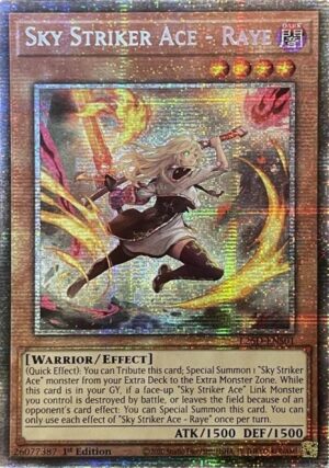 Sky Striker Ace - Raye (Alternate Art) (Starlight Rare) - Legendary Modern Decks 2026 (L26D)