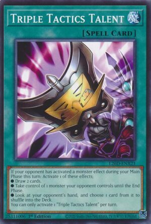 Triple Tactics Talent - L26D-ENX21 - Legendary Modern Decks 2026 (L26D)