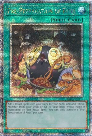 Pre-Preparation of Rites (Quarter Century Secret Rare) - 25th Anniversary Rarity Collection (RA01)