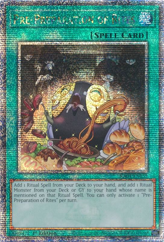 Pre-Preparation of Rites (Quarter Century Secret Rare) - 25th Anniversary Rarity Collection (RA01)