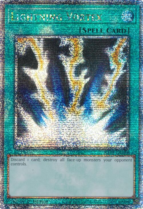 Lightning Vortex (Quarter Century Secret Rare) - Quarter Century Bonanza (RA03)