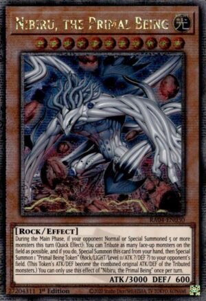 Nibiru, the Primal Being (New Art) (Quarter Century Secret Rare) - Quarter Century Stampede (RA04) (ESPAÑOL)