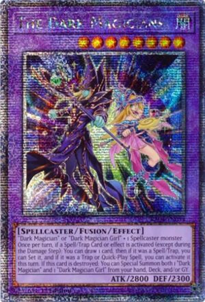 The Dark Magicians (Quarter Century Secret Rare) - Quarter Century Stampede (RA04)