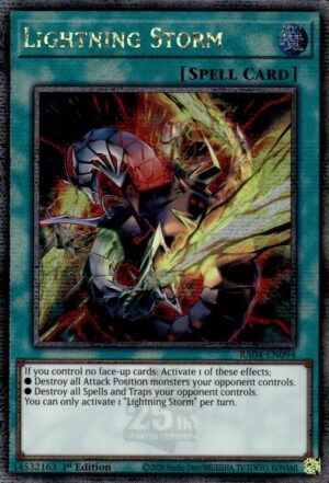 Lightning Storm (New Art) (Quarter Century Secret Rare) - Quarter Century Stampede (RA04) (ESPAÑOL)
