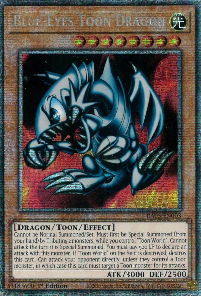 Blue-Eyes Toon Dragon - Rarity Collection 5 (RA05)