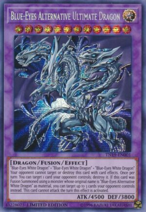 Blue-Eyes Alternative Ultimate Dragon - 2019 Gold Sarcophagus Tin (CT16) (ESPAÑOL)