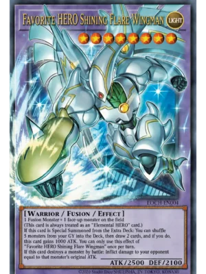 Favorite HERO Shining Flare Wingman (Extended Art) - Magnificent Monsters (ESPAÑO)