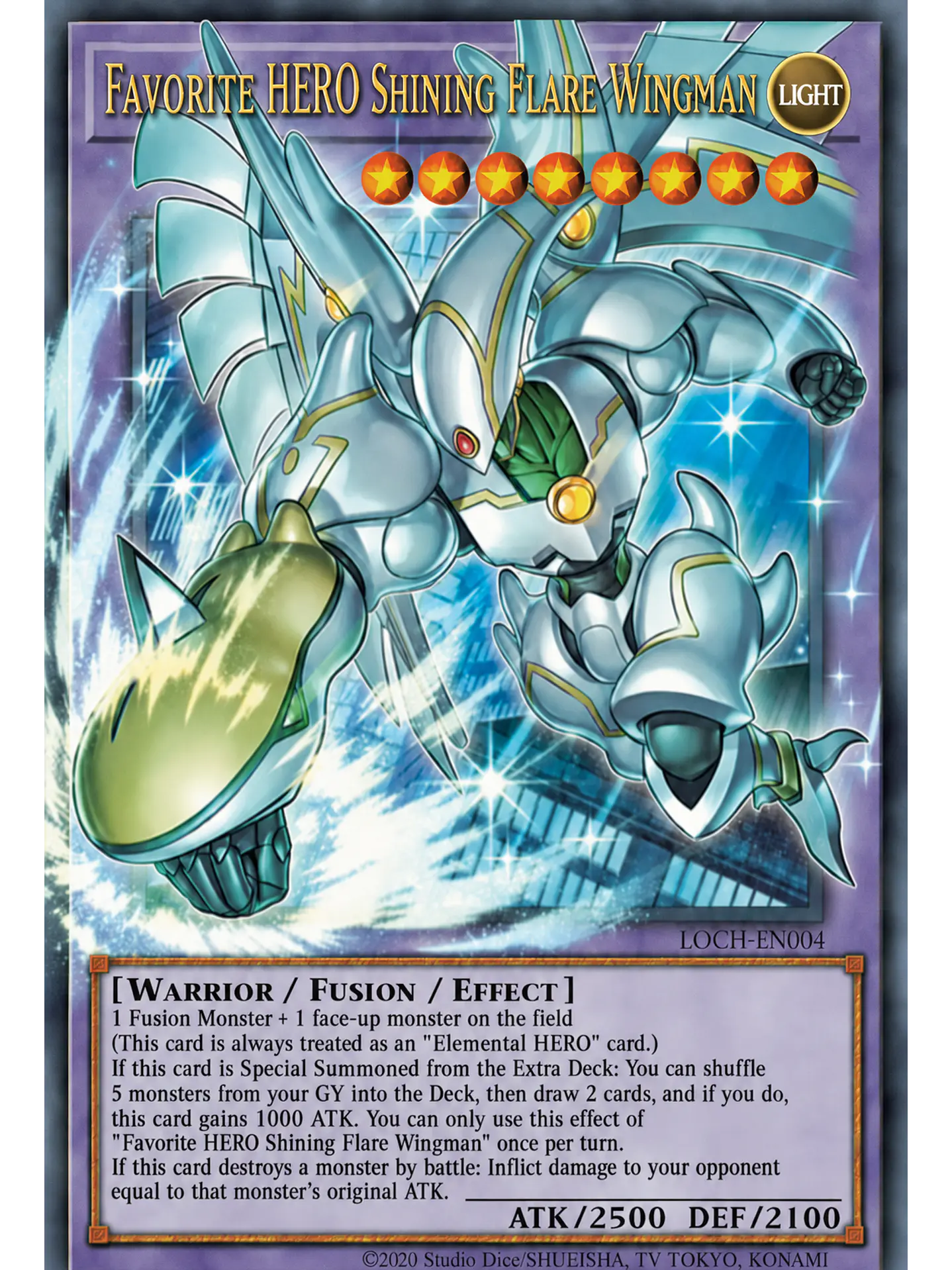 Favorite HERO Shining Flare Wingman (Extended Art) - Magnificent Monsters (ESPAÑO)
