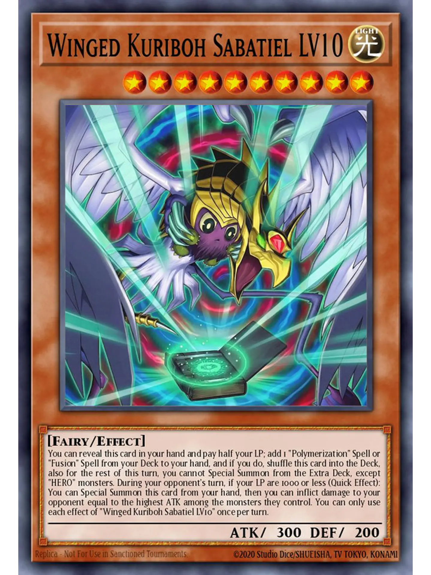 Winged Kuriboh Sabatiel LV10 - Magnificent Monsters (MAMO) (ESPAÑOL)
