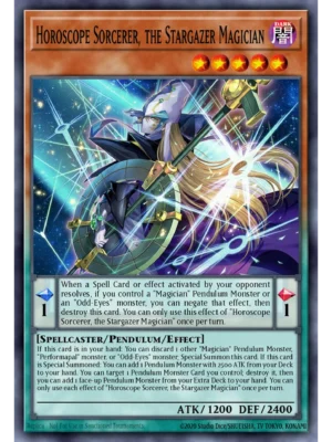 Horoscope Sorcerer, the Stargazer Magician - Magnificent Monsters (MAMO)