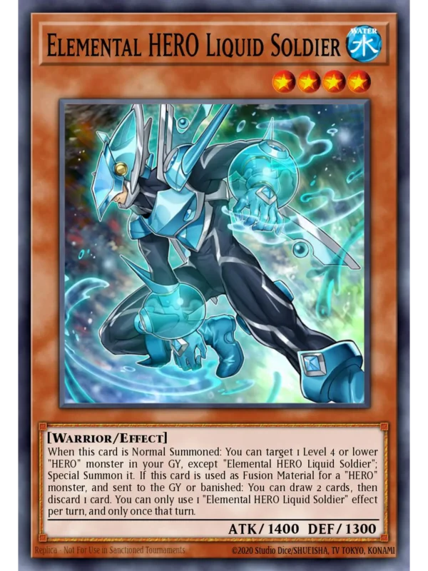 Elemental HERO Liquid Soldier - Magnificent Monsters (MAMO) (ESPAÑOL)