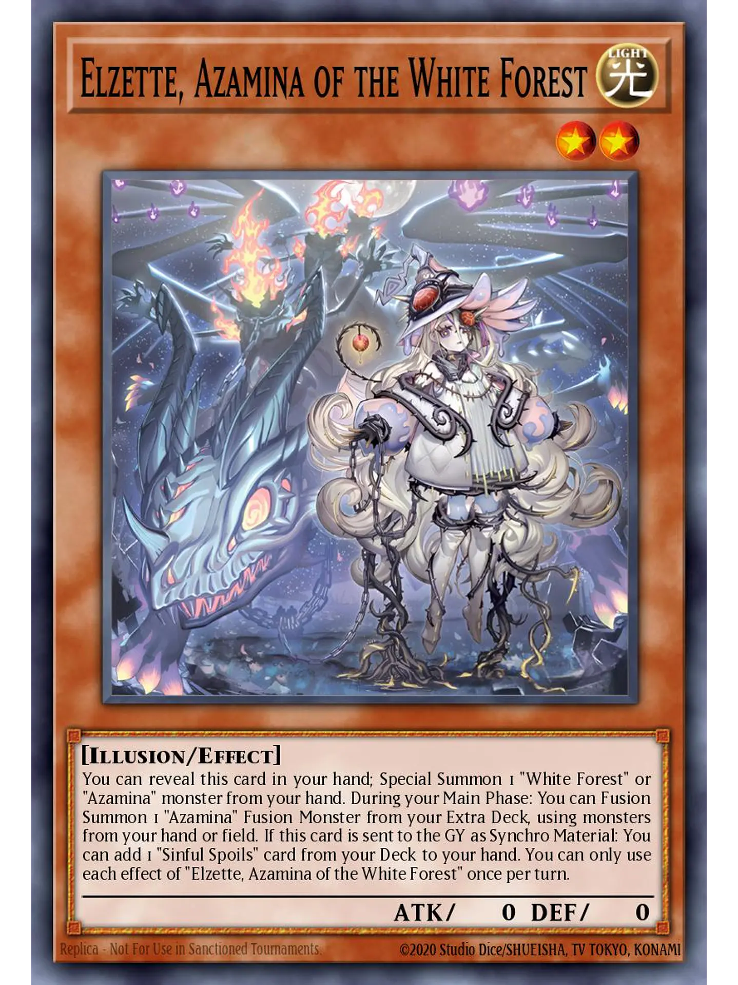 Elzette, Azamina of the White Forest - Magnificent Monsters (MAMO)